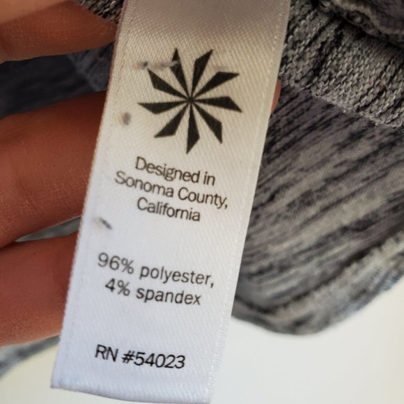Athleta Gray Scoop Neck Jersey Size XXS - Picture 9 of 14